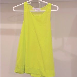 Ultra trendy neon tank top - never worn!